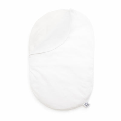 white montessori topponcino newborn lounger with flap